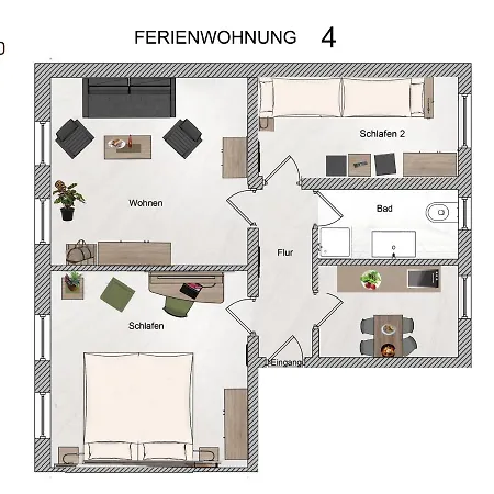 Haus Seebad Lejlighed *